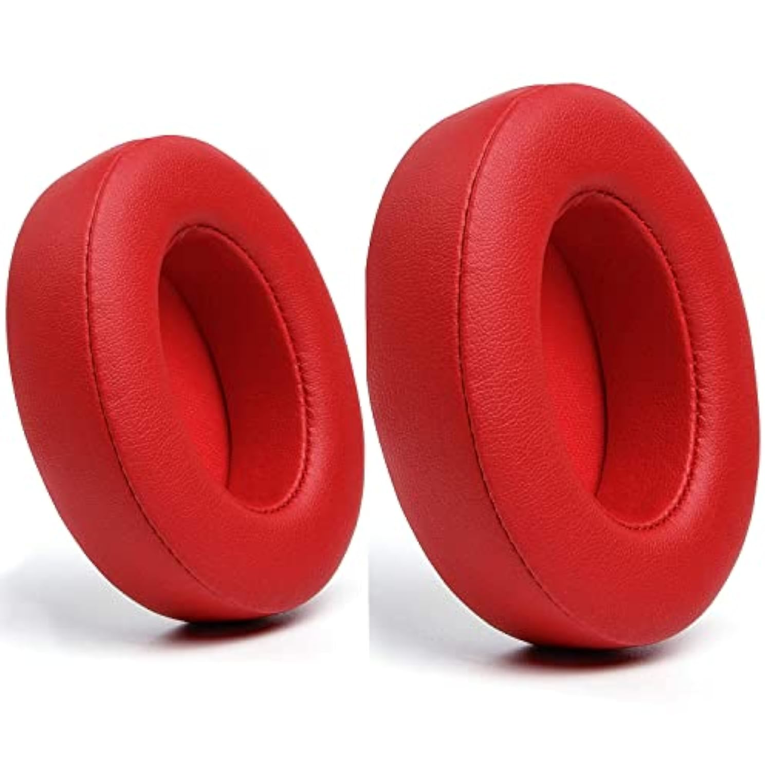 Muigiwi Replacement Studio 2 Ear Pads Memory Foam Ear Cushions Compatible With Studio2.0 / Studio3.0 Wireless/Wired Over Ear Headphones Earpads (Red)