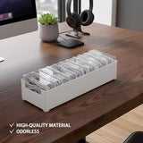 11 Case Cable Storage Box With Cable Straps And Label Stickers, Cord Organizer For Charging Cables, Usb Wires, Earphones Travel Cable Holder For Desk Drawer Organization (11 Cases + 11 Cable Straps)