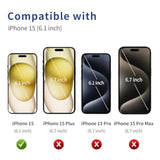 For Iphone 15 Case Wallet Clear Protective Phone Case With Credit Card Holder Heavy Duty Protection Shockproof Anti-Scratch Anti-Yellow Cover For Iphone 15 6.1 Inch Transparent