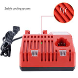 12V & 18V Multi Voltage Lithium Ion Battery Charger Replacement For 48-59-1812 12Volts&18Volts Series Battery