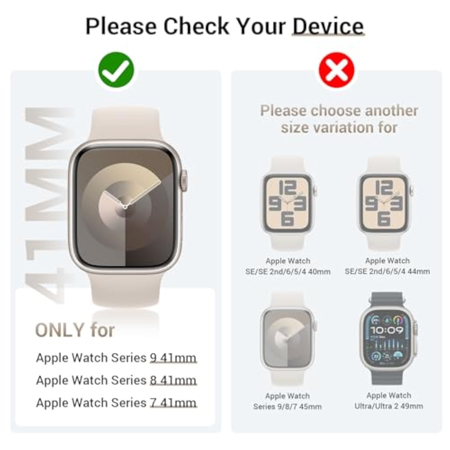 [3Pcs For Apple Watch Screen Protector Case 41Mm Series 9/8/7 Accessories, Iwatch Protective Face Cover For Women Men, Tempered Glass Film Hard Bumper For Iphone Watch 41 Mm