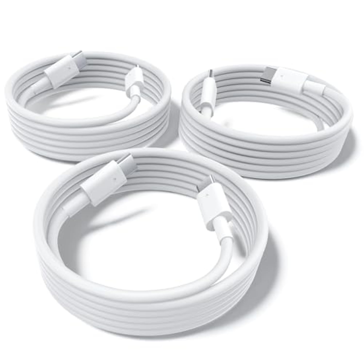 Usb C Cable 60W 3Ft 3Pack,Usb C To Usb C Fast Charging Cable Compatible With Macbook Pro?Iphone 15/15Pro/15Promax, Samsung Galaxy S23, Ipad Pro 2021, Ipad Air 4 And More