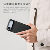 Aramid Fiber Pitaka Case for iPhone Air with Caseless Touch Feeling, Black and Grey Twill Pattern
