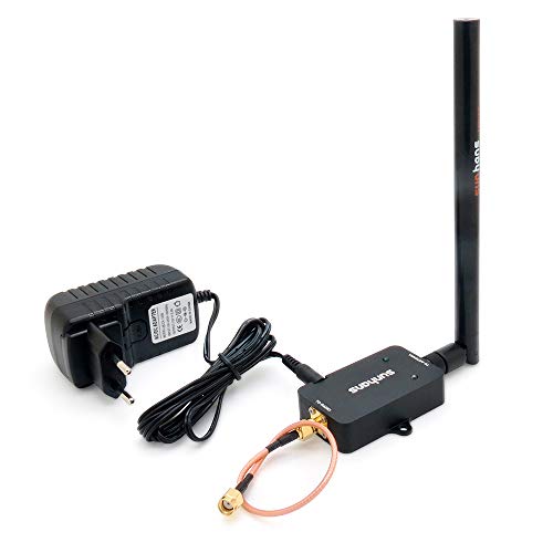 Indoor Wifi Signal Booster Sh24Bta-N 3000Mw 35Dbm 2.4Ghz 802.11B/G/N Wireless Signal Amplifier Repeater Extender For House, Office, Uav, Ip Cameras, Rc Equipment