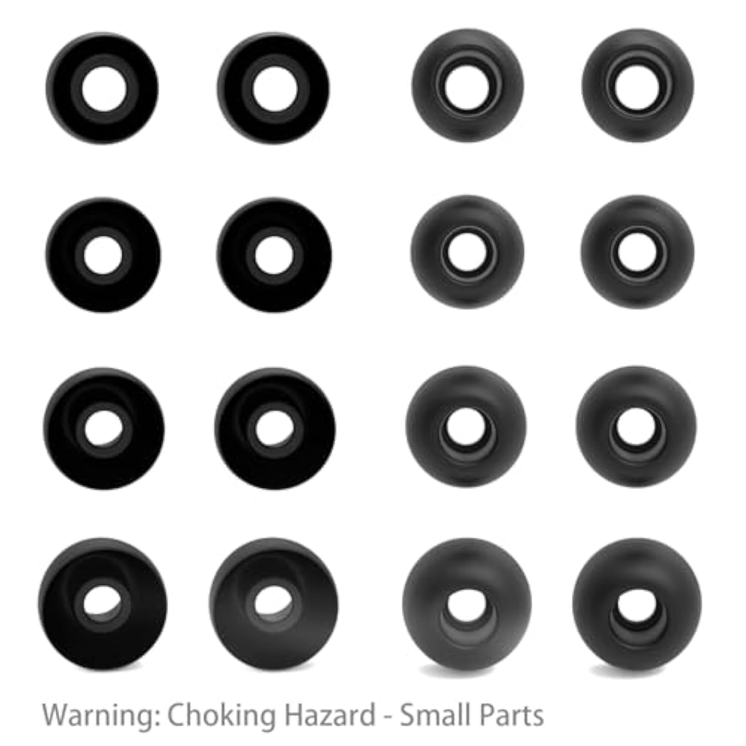8 Pairs Replacement Ear Tips Compatible With Linsoul Simgot, With 3 In 1 Cleaner Kit, Silicone Ear Tips (Xs/S/M/L)