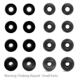 8 Pairs Replacement Ear Tips Compatible With Linsoul Simgot, With 3 In 1 Cleaner Kit, Silicone Ear Tips (Xs/S/M/L)