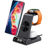 Wireless Charger For Samsung, 3 In 1 Wireless Charging Station For Samsung Galaxy S24 Ultra/S23 Ultra/S22/S21/Note 20/Z Flip 6/Fold 6, Charger For Samsung Galaxy Watch Ultra/7/6/5, Galaxy Buds 2/2 Pro