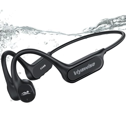 B11 Bone Conduction Headphones, Ip68 Waterproof Earbuds For Swimming, 32Gb & Bluetooth 6.0 Wireless Underwater Open Ear Headphones With Mic For Sport