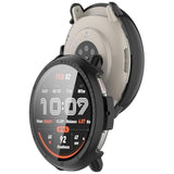 Compatible With Amazfit Active 2 Smart Watch Case, Pc Protective Case & Tempered Glass Film Screen Protector For Amazfit Active2 Watch?Black?