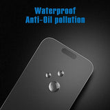 2 Pack Matte Glass Screen Protector for iPhone 15 Pro [6.1 inch] + 2 Pack Camera Lens Protector, Anti-Glare & Anti-Fingerprint Case Friendly Tempered