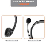 Spracht ZUM350B 3.5mm & 2.5mm Dual-Ear Stereo Headset with Boom Mic, Black | iPhone Headphones Wired | Noise Cancelling Headphones with Microphone for Call, Gaming, PC, Mac, Tablet or Cell Phone