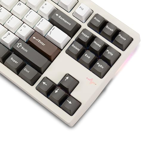 Wobkey Crush 80 Beta Cnc Aluminum Quick-Disassembly Ball-Catch Mount Triple-Mode Connectivity Gaming Mechanical Keyboard With Hmx Frost Jade Switch And Bsun Arctic Switch (Pro White)