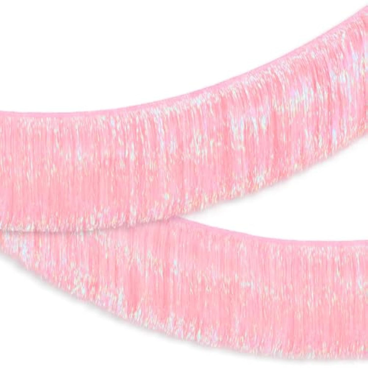 Light Pink Fringe Banner 4 Ft for Bachelorette Birthday Bridal Shower Decor