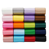 1 Inch Satin Ribbon Solid Color Ribbon Assorted Double Faced Satin Fab