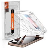 4-Pack Screen Protector For Iphone 16 Pro [Auto Alignment Kit] Tempered Glass 10X Military Protection Compatible 16 Pro 6.3'' Hd Diamonds Hard Film, Zero Bubble, Case Friendly