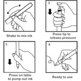 Super Squiggles Outline Markers Set, 12 Colors Shimmer Marker Set, Double Line Markers Outline Pens Metallic Markers Pens For Christmas Card Writing, Birthday Greeting, Painting, Diy Art Crafts