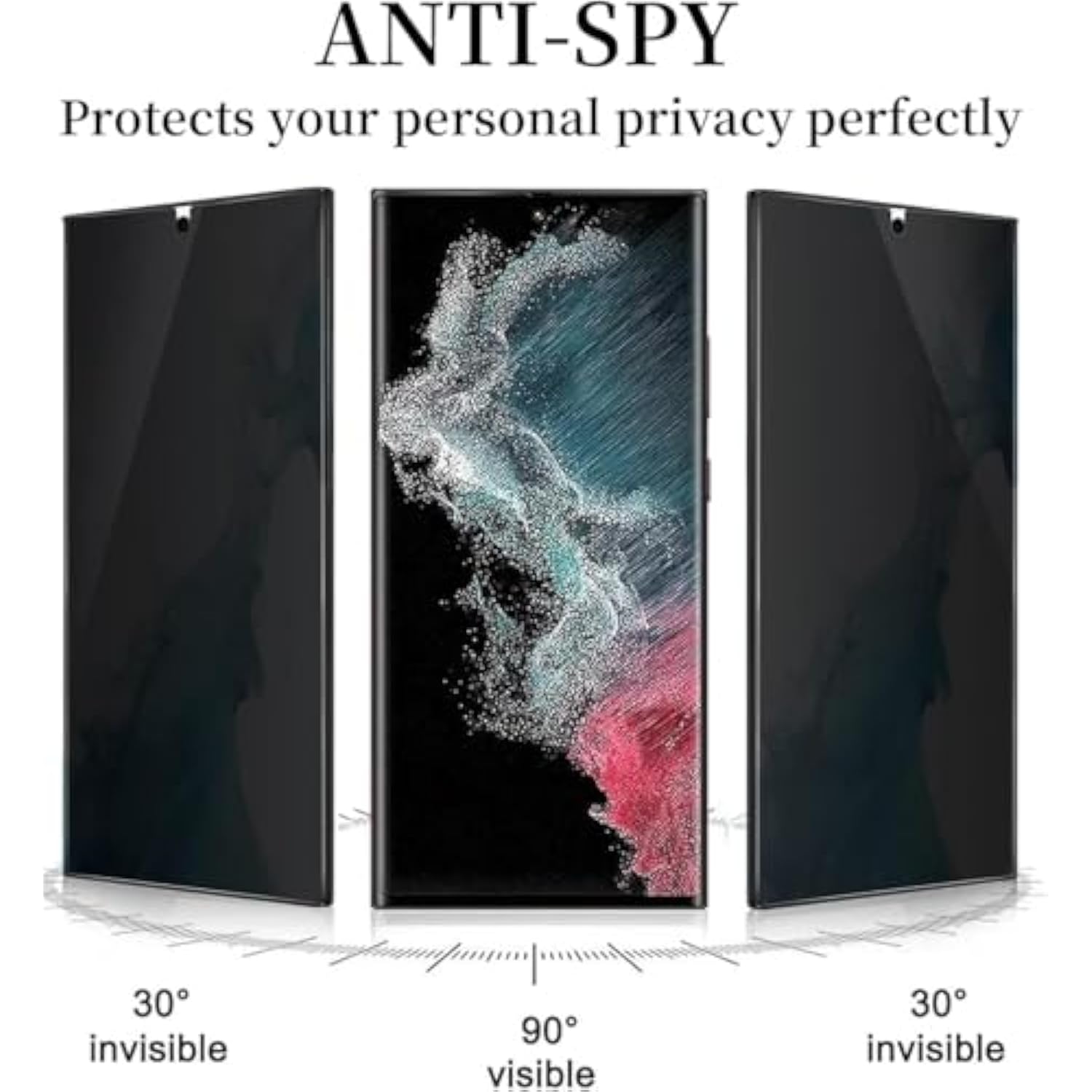 1-Set Privacy Screen & Camera Protector for Pixel 9 Pro Fold, Anti-Spy, Case Friendly