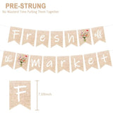 “Fresh Off the Market” Bridal Shower Banner — Farmers Market Bachelorette Decor