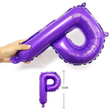 Purple Pink Happy Birthday Balloons Banner, 16 Inch Mylar Foil Letters Balloon Sign For Girls Women Birthday Decorations Photo Backdrop