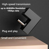 Usb C U-Shape Adapter 180 Degree Usb 3.1 Type C Male To Female U-Shape Chargin