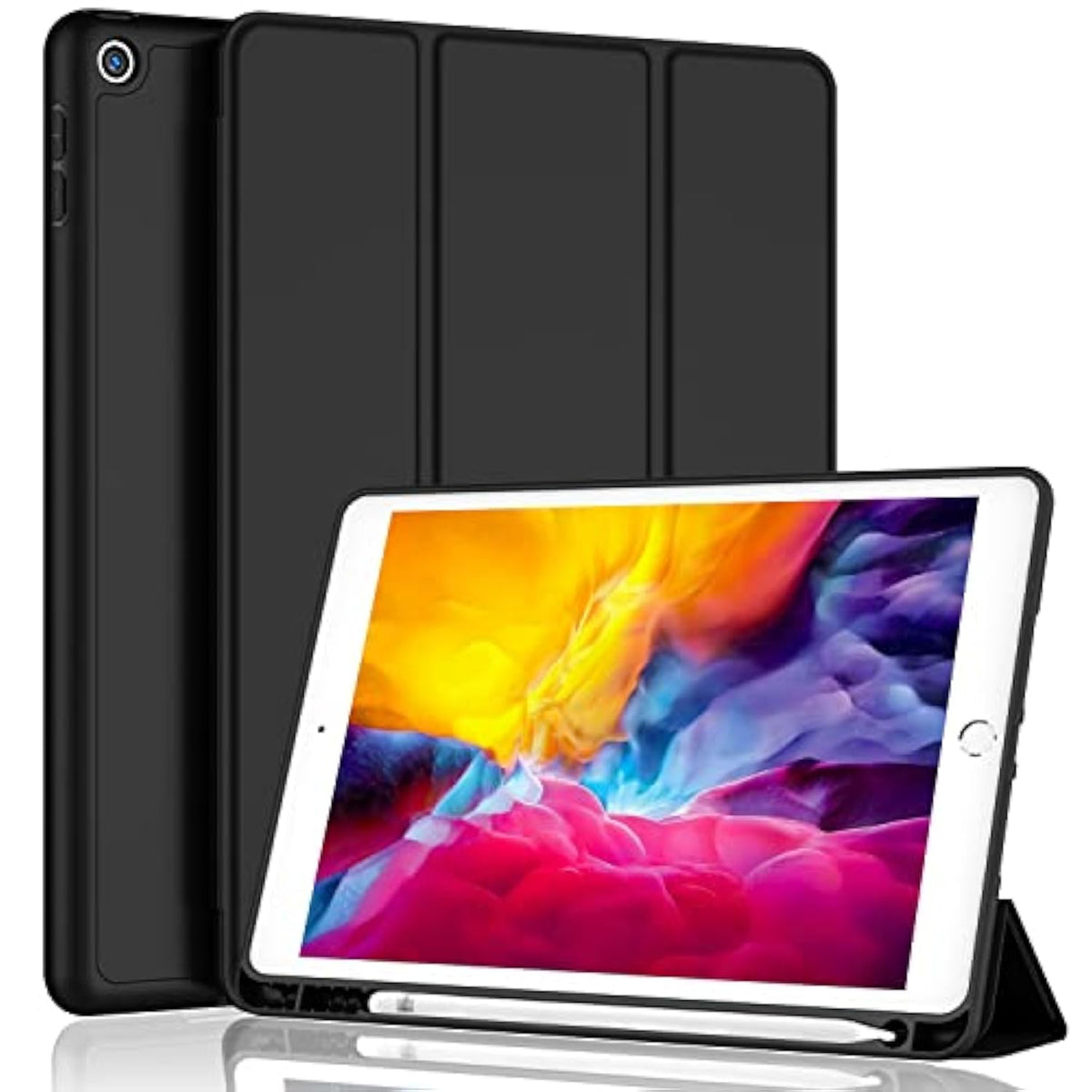 Ipad 9.7 Case (2018/2017 Model, 6Th/5Th Generation), Smart Cover With Pencil H