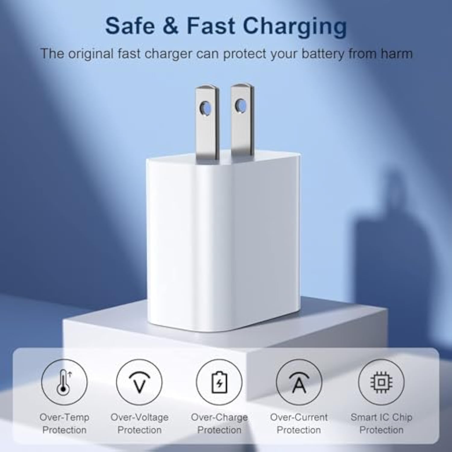 Iphone Charger Fast Charging,20W Pd Usb C Wall Charger 4 Pack With 6Ft Fast Charging Cable - Fast Charger For Iphone 14/14 Pro Max/13/13 Pro/12/12 Pro/11/11 Pro/Xs, Ipad