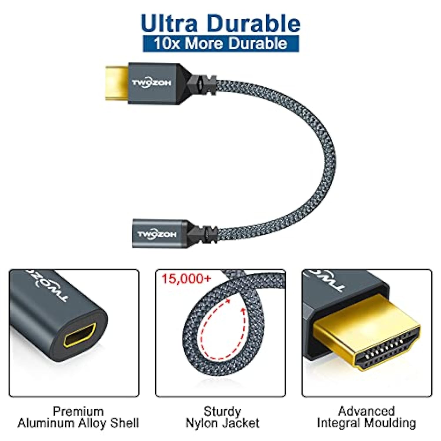 Full Size Hdmi To Micro Hdmi Female Adapter Cable, Micro Hdmi Socket To Hdmi A