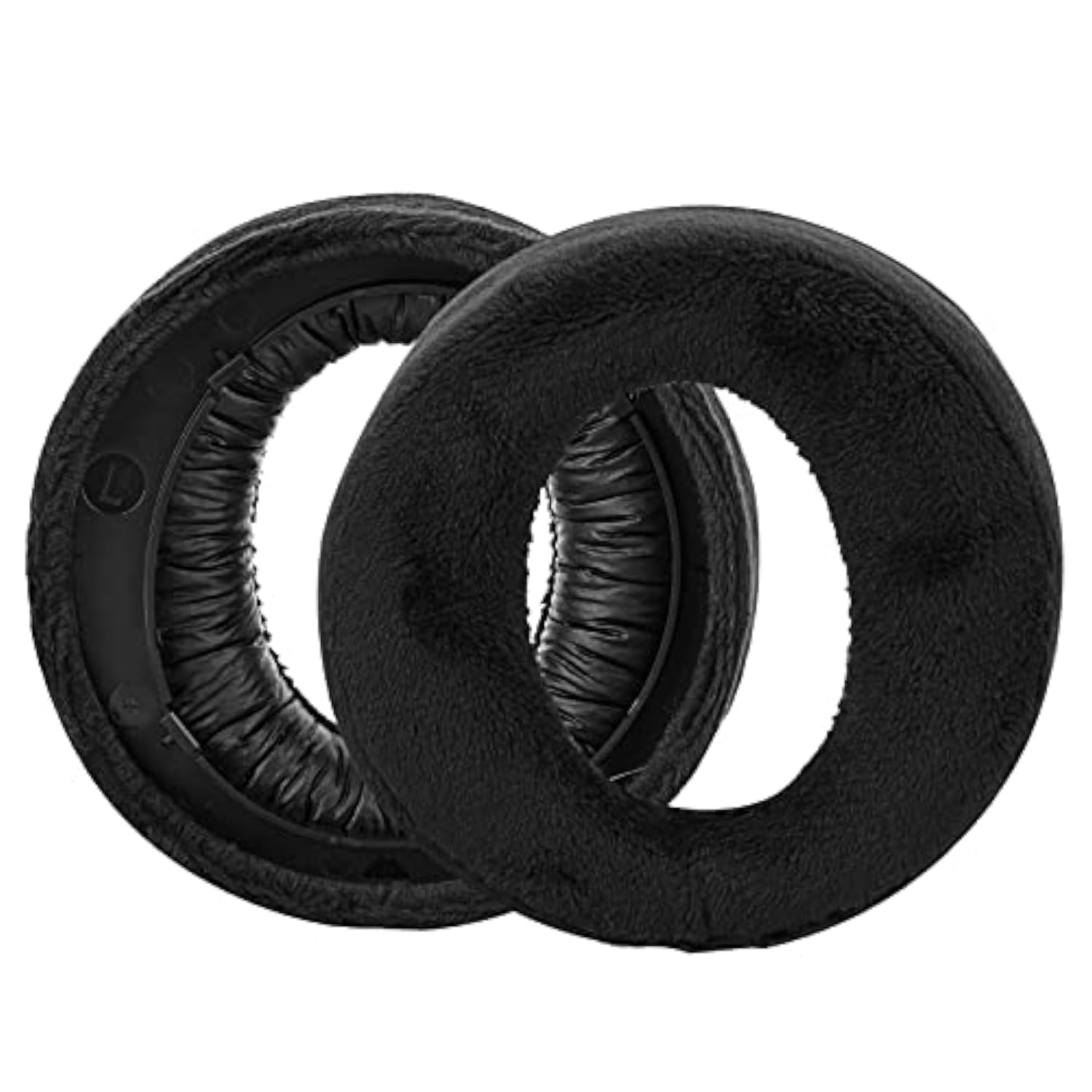 Replacement Ear Pads For Sony Ps5 Pulse 3D Headphones Ear Cushions, Headset Earpads (Velour/Black)