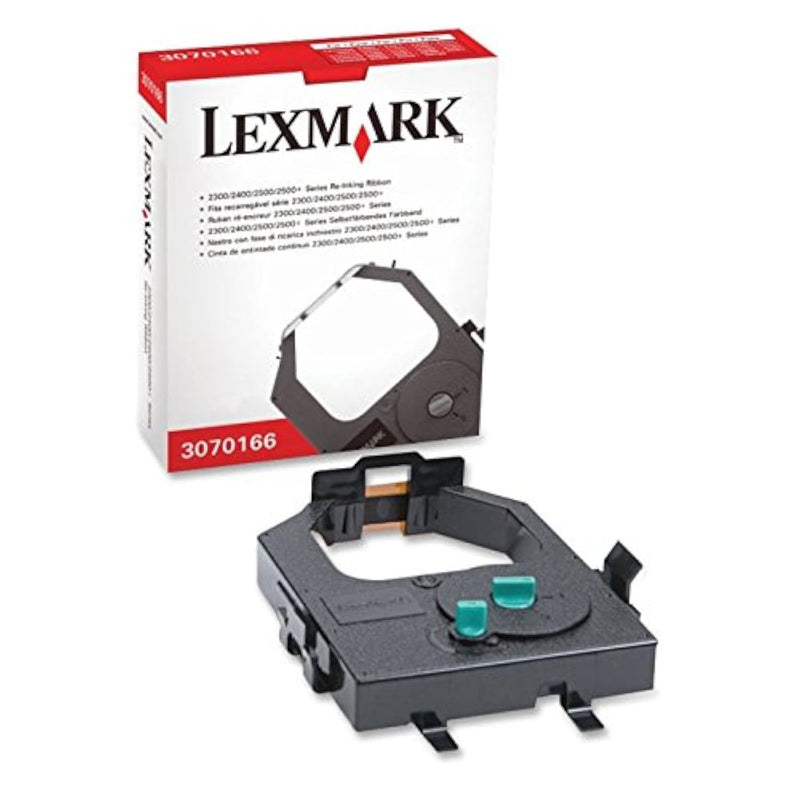 Lexmark 3070166 Standard Yield Re-Inking Ribbon,Black