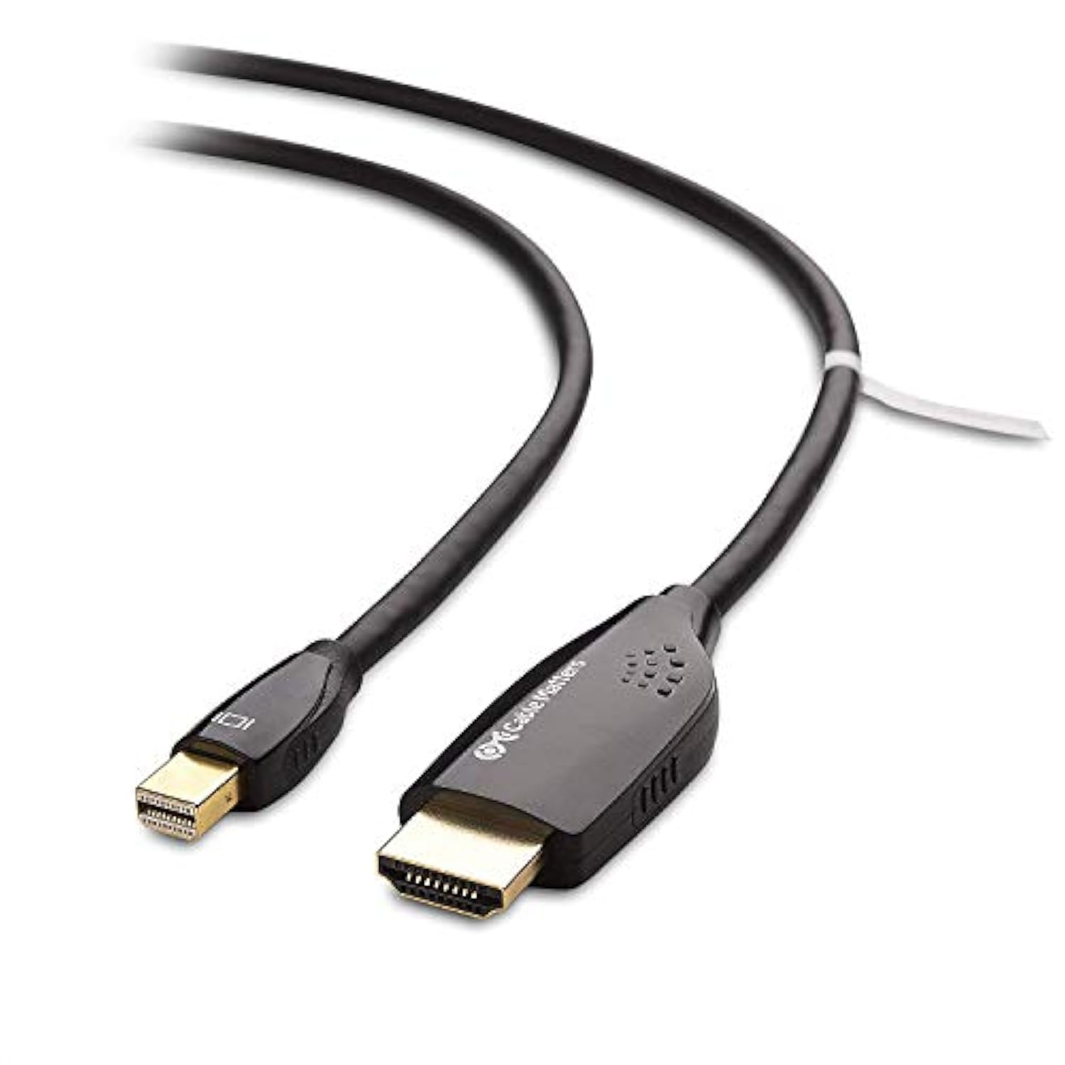 Cable Matters Mini DisplayPort to HDTV Cable in Black 6 Feet - Thunderbolt and Thunderbolt 2 Port Compatible