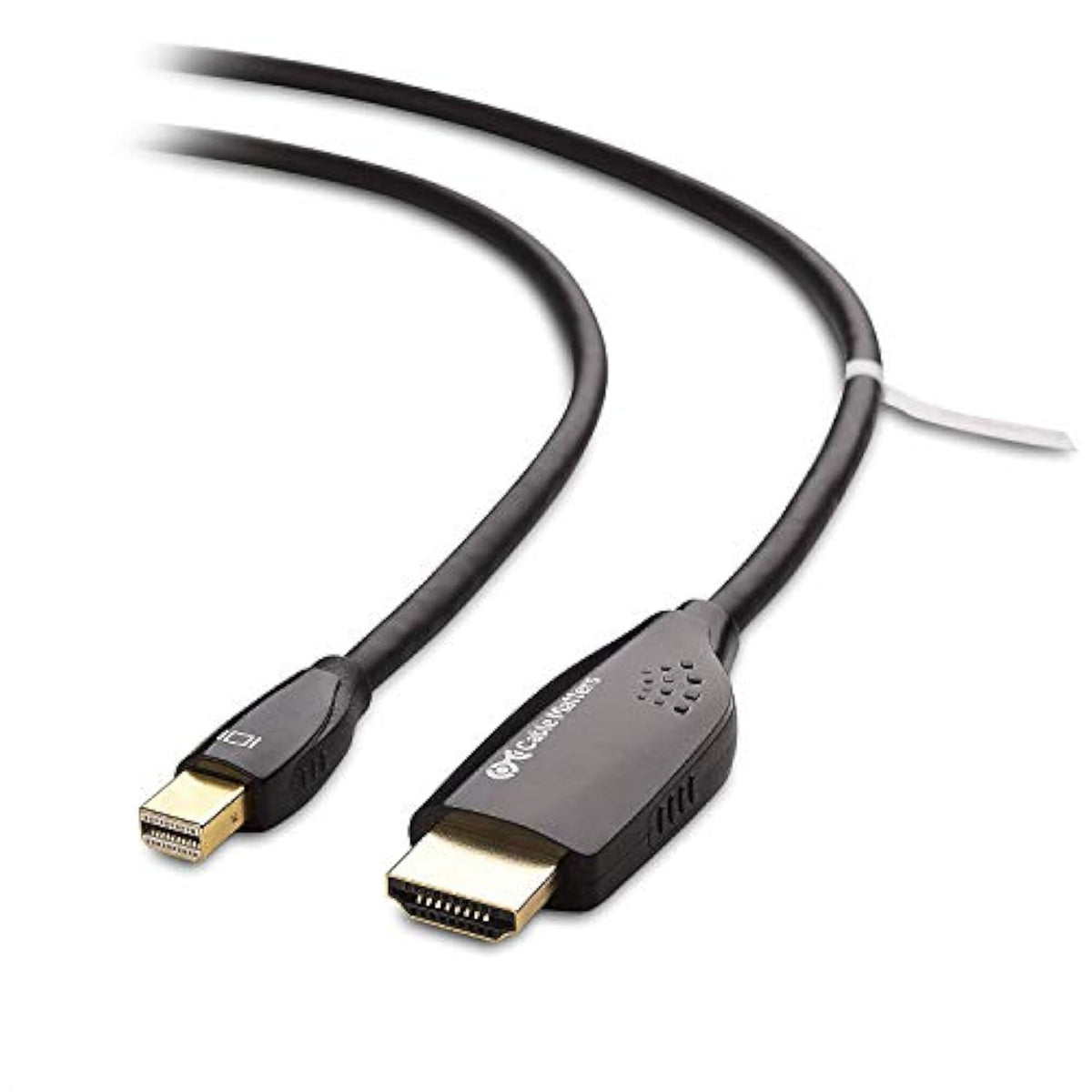 Cable Matters Mini DisplayPort to HDTV Cable in Black 6 Feet - Thunderbolt and Thunderbolt 2 Port Compatible