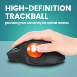 Perixx PERIPRO-303 GOG 1.34 inches Trackball - Replacement Ball for M570, PERIMICE-517/520/717/720, and Other Compatible Trackball Mouse - Glossy Orange