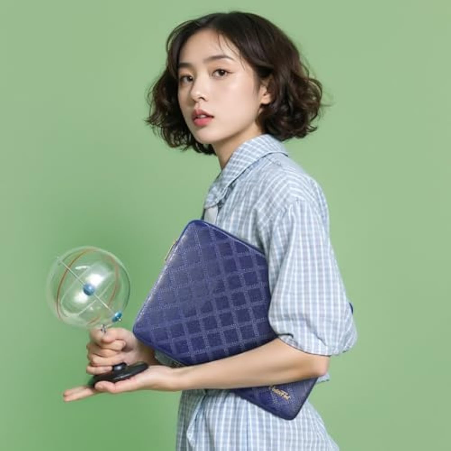 14 Inch Laptop Sleeve Case For 14" Macbook Pro M4 M3 M2, Surface Laptop Studio 2, Thinkpad E14 Gen 6, Ideapad 3I, Xps 14, Inspiron 14, Yoga Pro 7 Gen 9, Blue Sparkling Laptop Cover