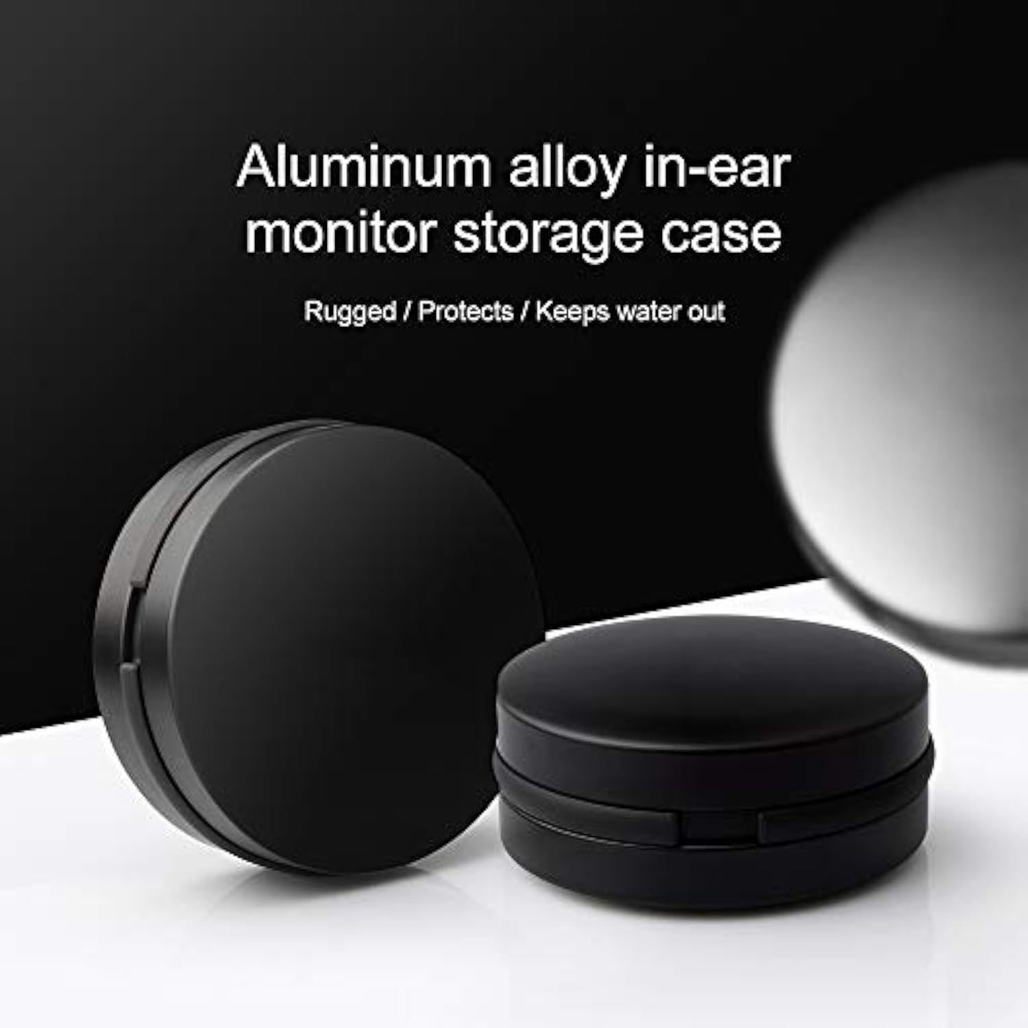 Universal Earbuds Case Mini Storage Hard Earphone Case Protective Waterproof Aluminum Alloy Housing For Trn V80 V10 V20 V60 V90 Kz As10 Portable Travel Carrying Cases (No Logo)