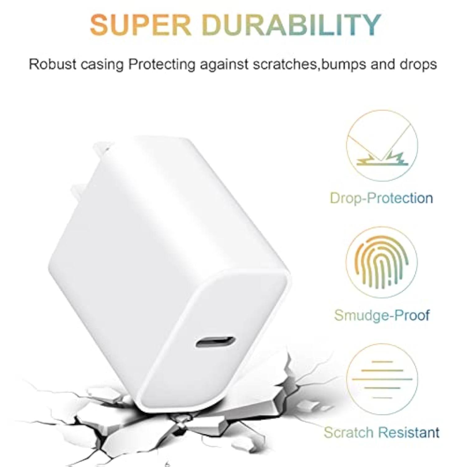 [3 Pack] Usb C Charger Block, Iphone 16 Charger Block 20W Pd Power Adapter For Iphone 16/16Pro/16Pro Max/16Plus/15/14/13/12/11/ Xs/X, Ipad And More