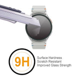(3 Pack) Designed For Samsung Galaxy Watch 7, 6, 5, 4 (44Mm) Tempered Glass Screen Protector, Anti Scratch, Bubble Free