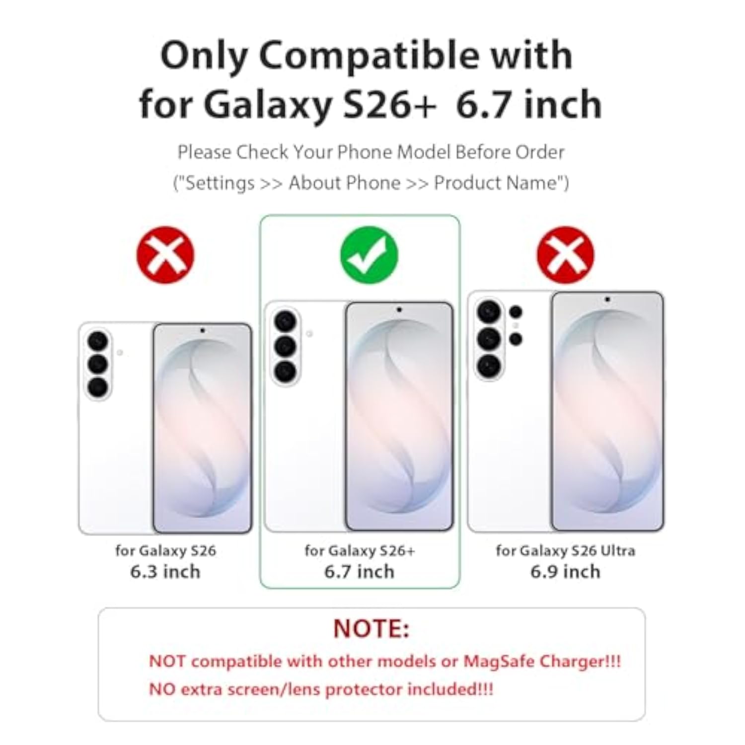 Heavy Duty Rugged Protection Case for Samsung Galaxy S26+ 5G - Blue