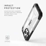 Uag [Updated Ver] Compatible With Iphone 15 Pro Case 6.1" Plasma Ice Rugged Transparent Clear Military Grade Drop Tested Protective Cover
