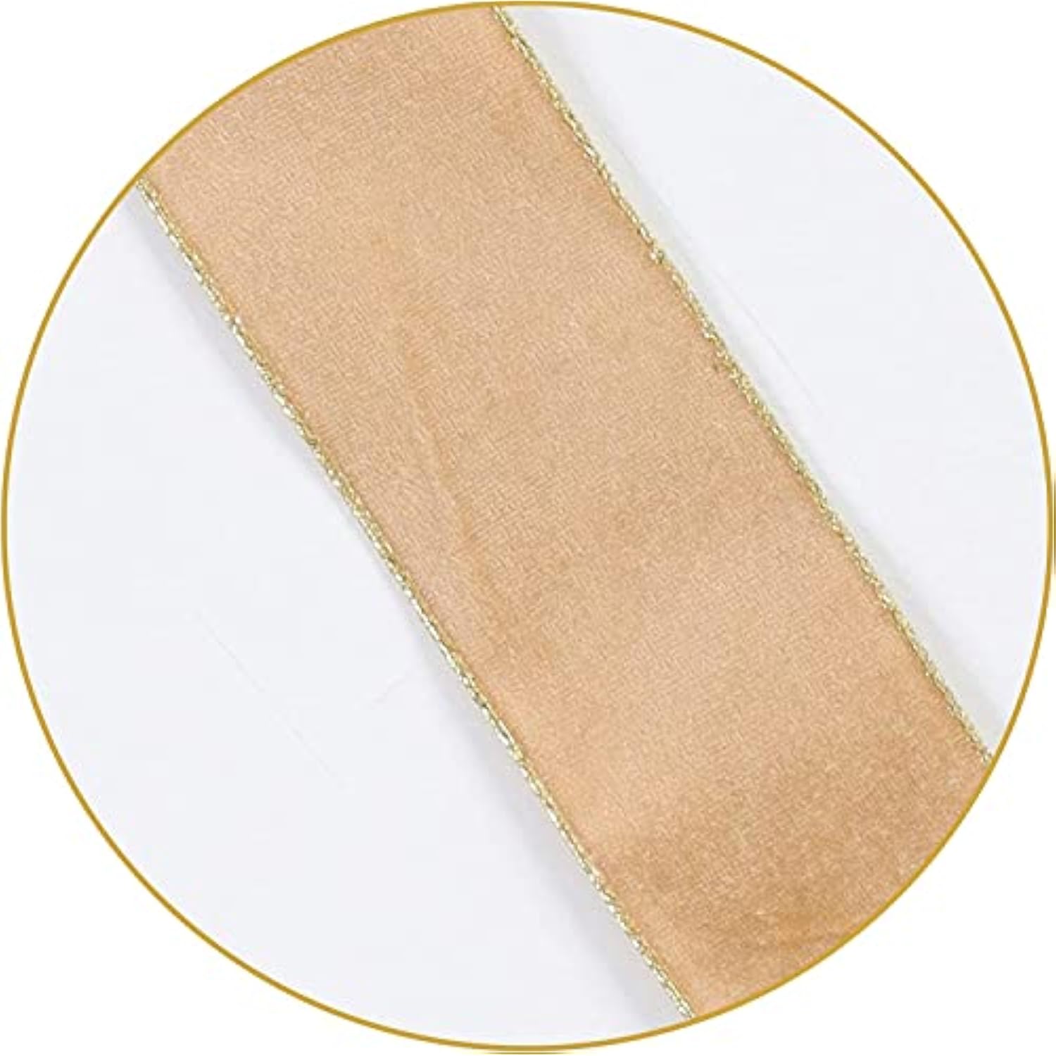 2.5Inch X 10 Yards Christmas Velvet Ribbon,2.5" Wide Wired Ribbon For