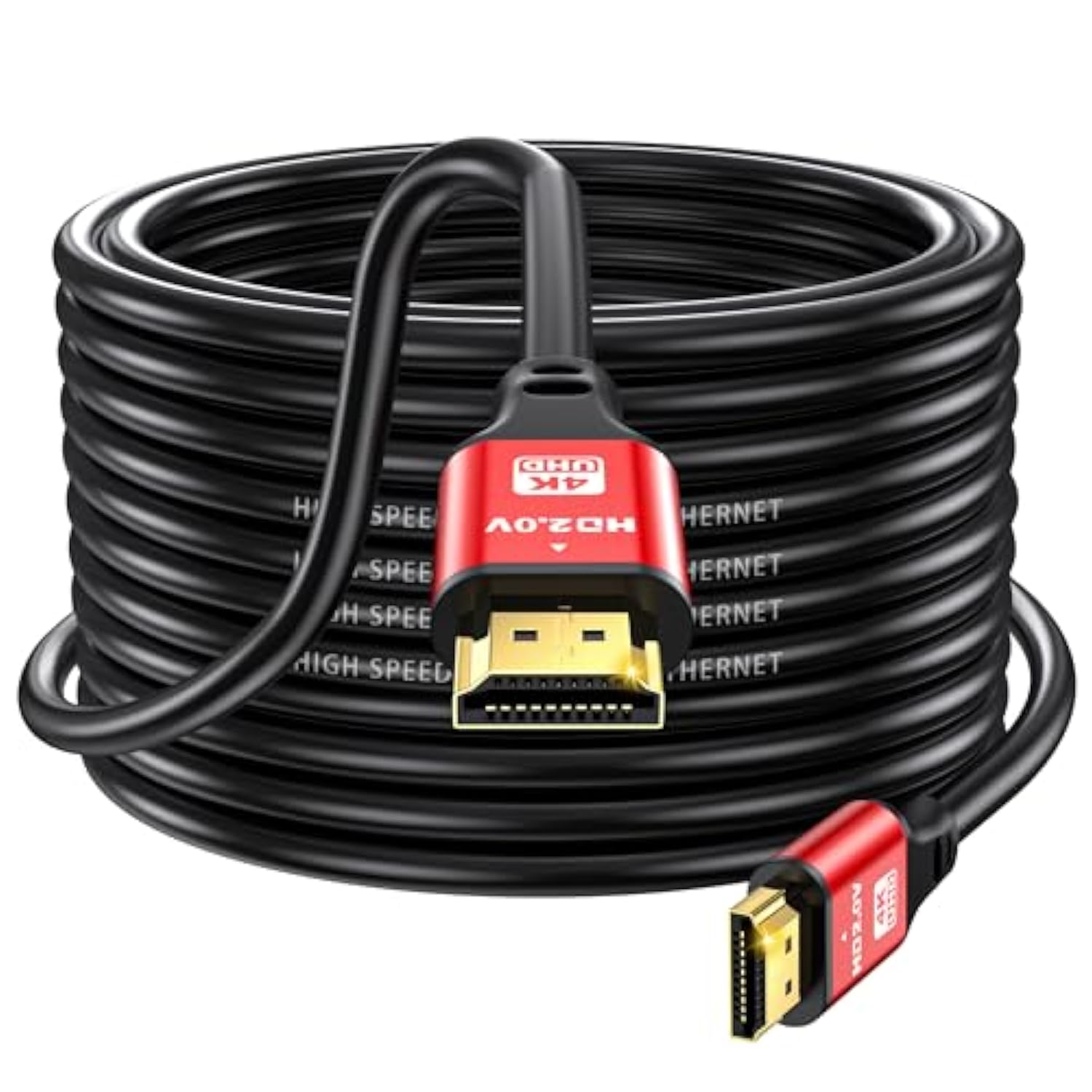 Hdmi Cable 50Ft, 4K@60Hz, 18Gbps High Speed Hdmi 2.0 Cord, Ultra Hd,Ethernet A