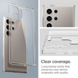 Spigen Ultra Hybrid Designed for Galaxy S24 Ultra Case (2024) [Anti-Yellowing], [Military-Grade Protection] - Crystal Clear