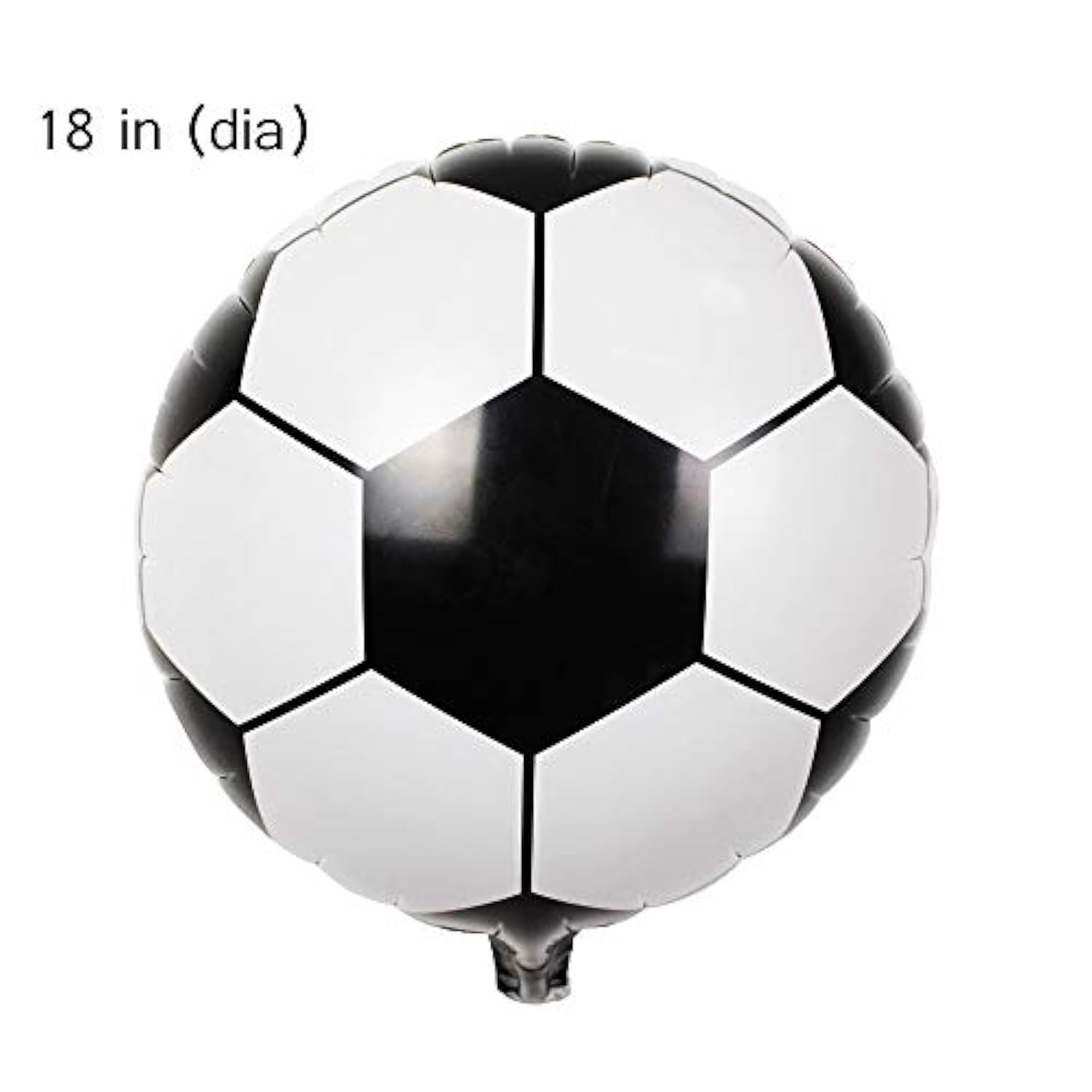 10 Pc 18 Inch Mylar Soccer Balloons for World Cup Party Decorations