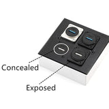 2Pack Usb 2.0 Panel Mount Connector, D-Type Module Usb Pass Through Coupler, F