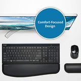 Slim Type Wireless Quiet Keyboard (K72344Us), Black
