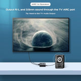 Hdmi Arc Audio Extractor 192Khz, Hdmi Arc Adapter With 3.5Mm Audio And L/R Ste