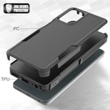For Motorola Moto G 5G 2024 Case: Dual Layer Protective Heavy Duty Cell Phone Cover Shockproof Rugged With Hd Screen Protector - Military Protection Bumper Tough - Motorola Moto G 5G 2024, Black