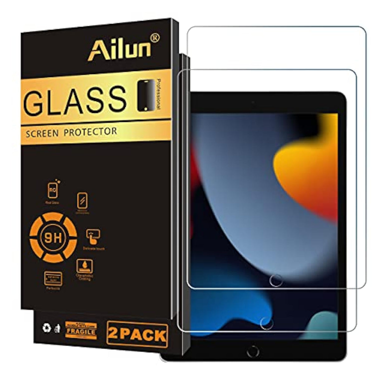 Screen Protector For Ipad 9Th 8Th 7Th Generation 2 Pack