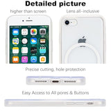 Magnetic for iPhone SE 2020/2nd/2022/3rd & iPhone 7/8 Case, Military Grade Drop Protection, Slim Shockproof Phone Cover, Compatible with Mag-Safe,