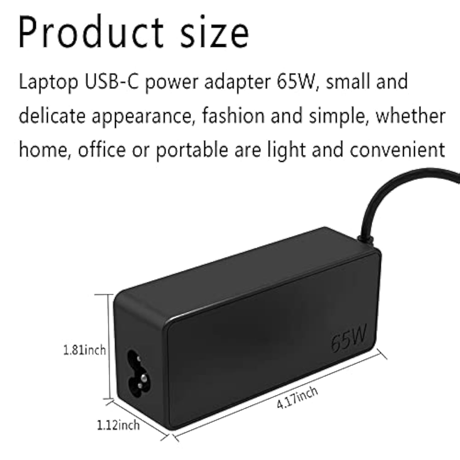Usb-C 65W 45W Ac Replacement Charger Fit For Lenovo Thinkpad T480 T490 T580 Ad