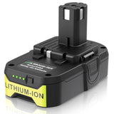 3000mAh P102 18V Lithium Battery Replacement for Ryobi One+ 18V Tools